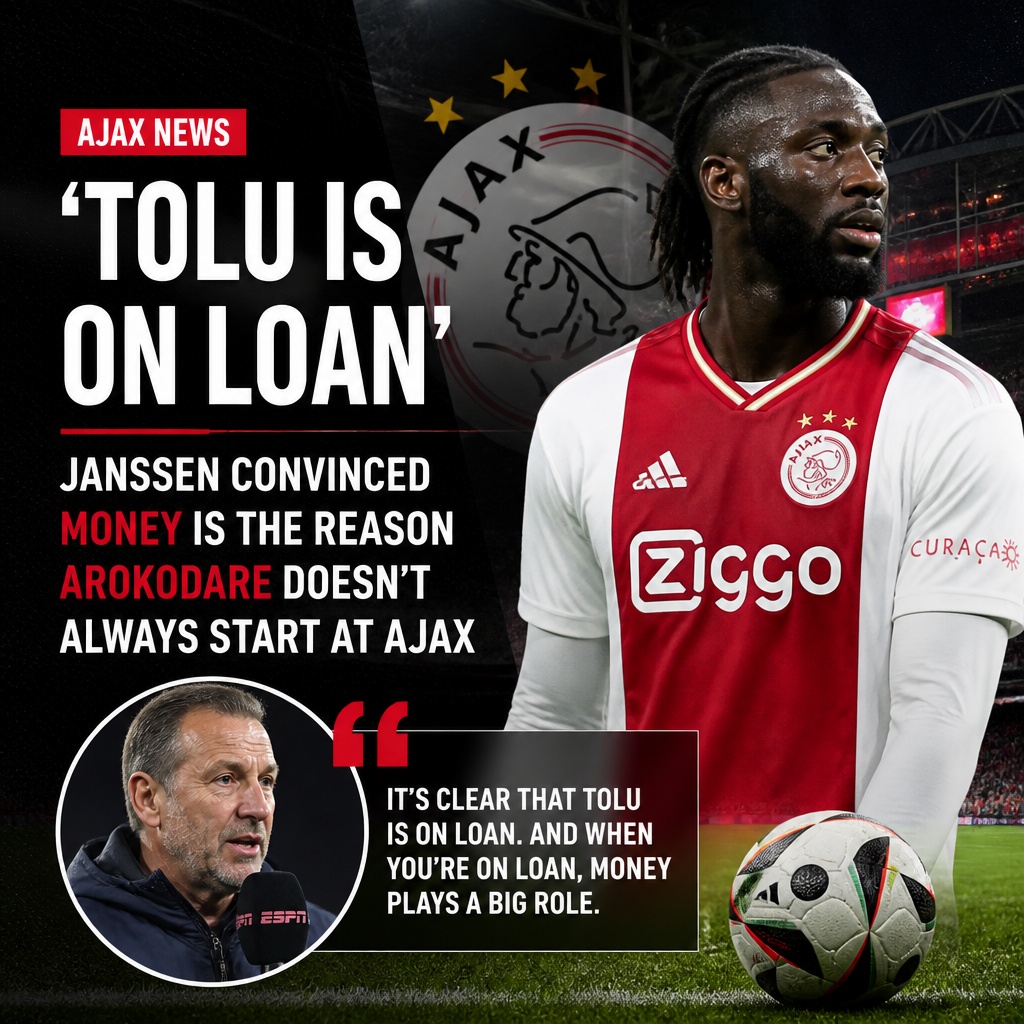 Janssen claims Arokodare’s loan status may be limiting Ajax starts Janssen claims Arokodare’s loan status may be limiting Ajax starts