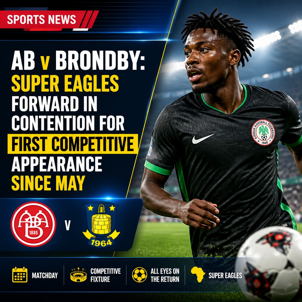 Emmanuel Dennis in contention for Brøndby return against AB Emmanuel Dennis in contention for Brøndby return against AB