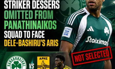 Panathinaikos rest in-form Cyriel Dessers for Greek Cup tie with Aris