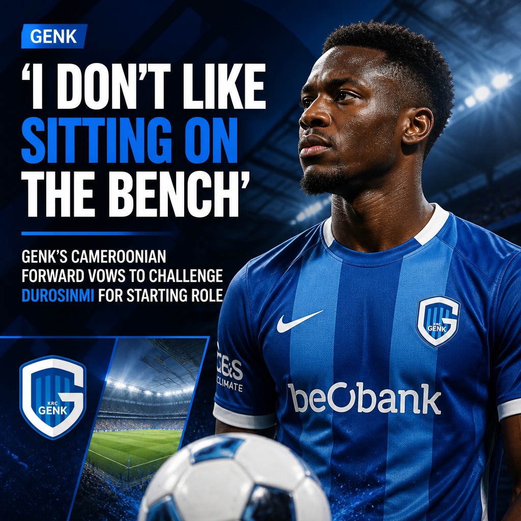 Aaron Bibout ready to challenge Rafiu Durosinmi for Genk starting place